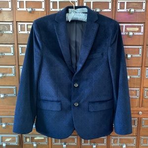 Lauren Ralph Lauren Blue Velvet Blazer